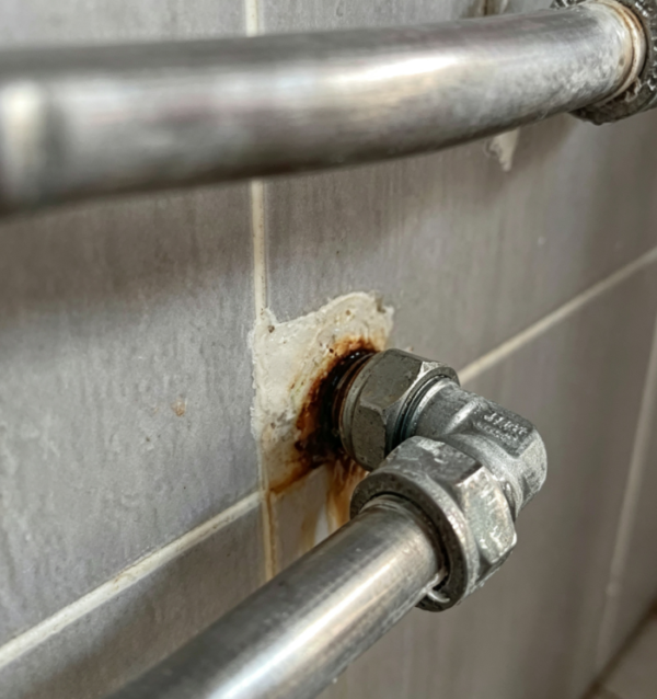 Corroded Metal Water Pipe Removal Service