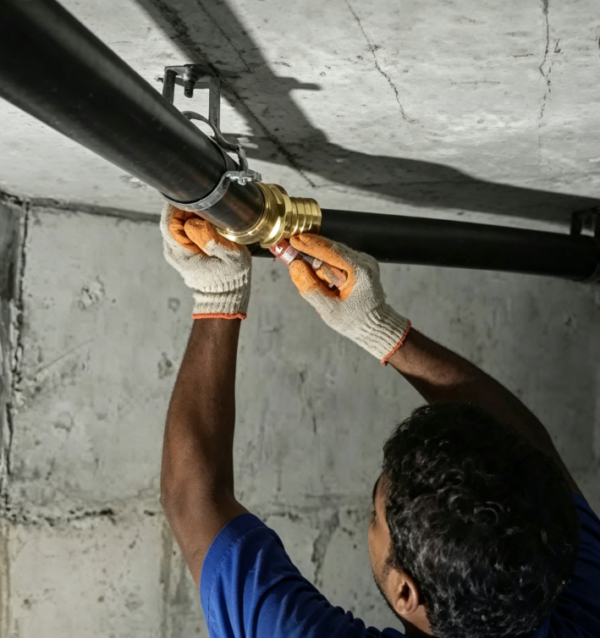 Wall-Embedded Old Water Pipe Removal Servic