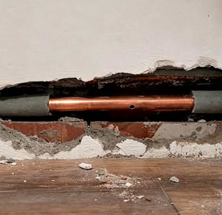 Concealed Water Supply Line Replacement Service